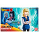 Vue de face de la figurine Android 18 PKG Renewal Re:Run 15cm de BANDAI HOBBY avec détails précis