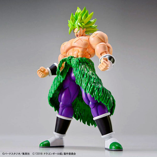 Figurine Dragon Ball Super Broly Fullpower de 23 cm en kit à monter, vue de face détaillée