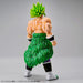 Zoom sur les détails du visage et des muscles de la figurine Broly Fullpower Dragon Ball Super
