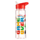 Gourde Game Over 500ml vue de face avec logo PUCKATOR sur fond blanc