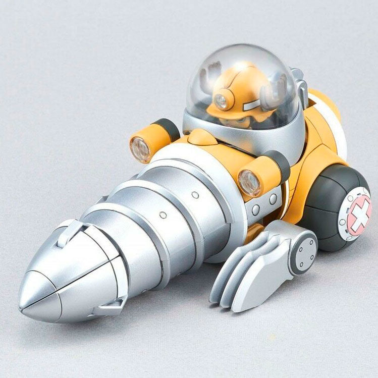 Vue latérale de la figurine Chopper Drill avec ses couleurs vives et finitions précises