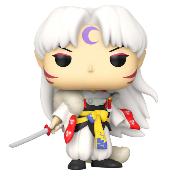 Figurine Funko POP Sesshomaru de la série Inuyasha, vinyle 9 cm dans sa boîte vitrine transparente