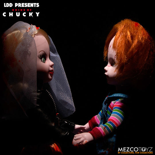 Pack duo Chucky et Tiffany de la collection Living Dead Dolls par MEZCO TOYZ