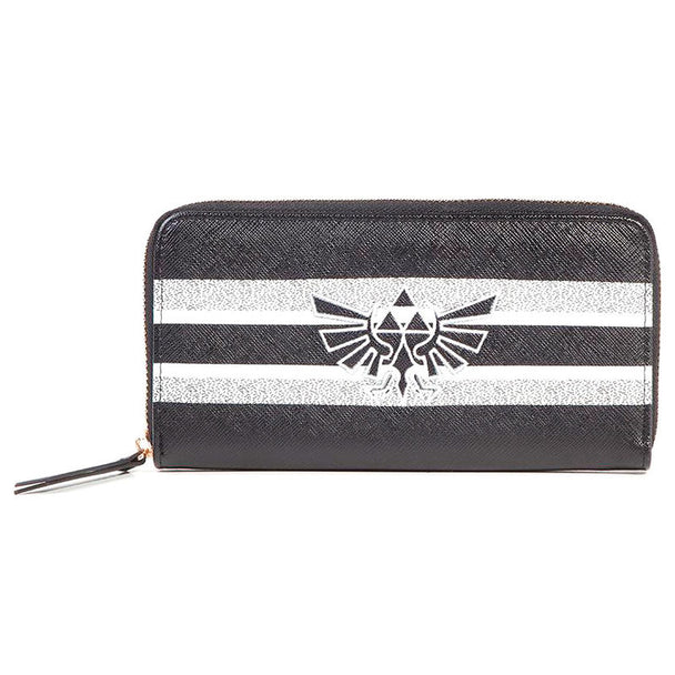 Portefeuille Nintendo Zelda DIFUZED en polyester et PU avec design officiel, idéal pour les fans de la franchise.