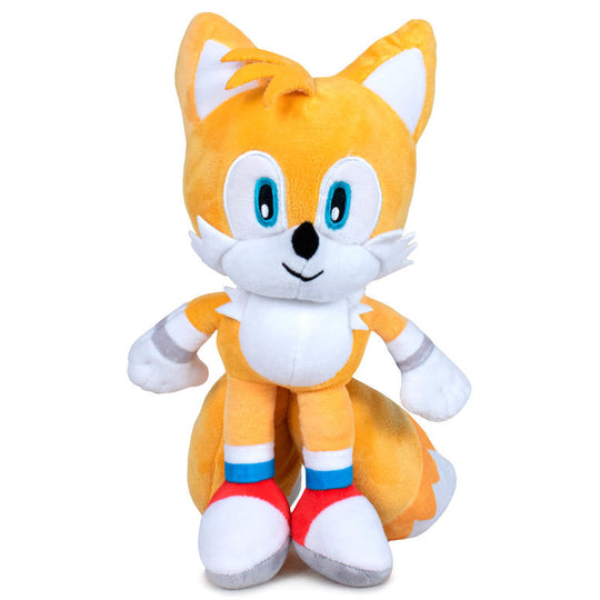Peluche Sonic Tails officielle SEGA de 30cm, douce et câline, idéale pour collection et cadeau