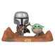 Packaging officiel FUNKO de la figurine POP Star Wars Mandalorian The Child et Mandalorian