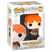 Détail de la figurine Funko POP Ron Weasley vomissant des limaces, mettant en valeur les couleurs et les expressions