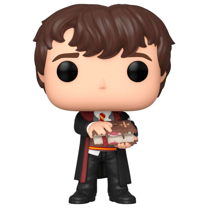 Boîte d'emballage de la figurine Funko POP Harry Potter Neville avec Livre Monstre, vue de face.
