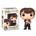Figurine Funko POP de Neville de Harry Potter tenant le Livre Monstre dans une boîte vitrine.