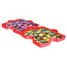 Puzzle Sorter CLEMENTONI avec 6 trieurs empilables colorés alignés sur une surface blanche