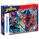 Boîte du puzzle CLEMENTONI Marvel Spiderman maxi 24 pièces avec illustration du héros et informations produit