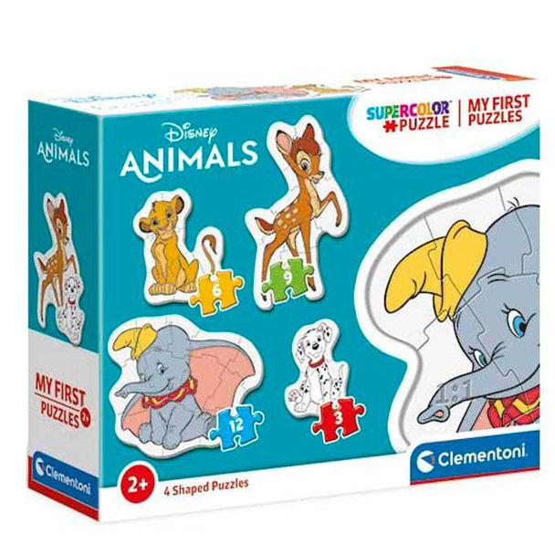 Puzzle Disney Animal Friends CLEMENTONI avec pièces épaisses et colorées pour enfants de 3 à 6 ans.