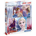 Boîte du puzzle CLEMENTONI Disney Frozen 2 contenant deux puzzles de 60 pièces chacun