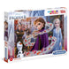 Boîte du puzzle CLEMENTONI Disney Frozen 2 avec illustration colorée et détails du produit