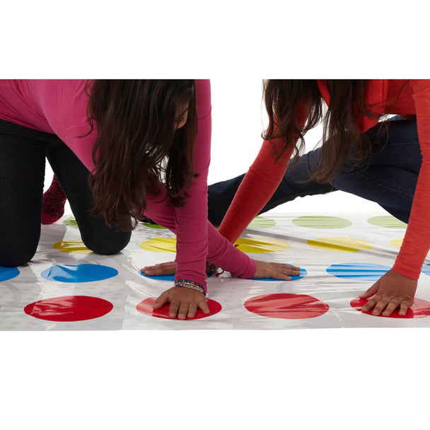 Boîte du jeu Twister Spanish game par HASBRO avec couleurs vives et logo visible
