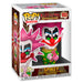 Vue rapprochée de la figurine Spikey Killer Klowns From Outer Space avec détails colorés et expression effrayante