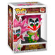 Vue rapprochée de la figurine Spikey Killer Klowns From Outer Space avec détails colorés et expression effrayante