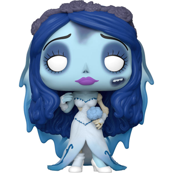 Figurine Funko POP Bride Emily de Corpse Bride vue de face avec détails précis et boîte vitrine transparente