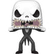 Détail du visage effrayant de Jack Skellington sur la figurine Funko POP en vinyle de 9 cm