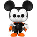 Vue rapprochée de la figurine Funko POP Spooky Mickey avec détails Halloween et couleurs vives