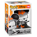 Vue de face de la figurine Witchy Minnie Halloween Disney Funko POP avec son chapeau de sorcière et sa robe orange