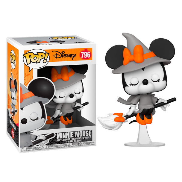 Figurine Funko POP Witchy Minnie Halloween Disney en vinyle de 9 cm dans sa boîte vitrine transparente