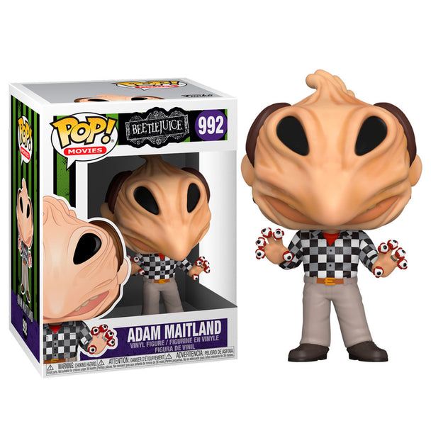 Figurine Funko POP Beetlejuice Adam Transformé vue de face avec détails précis et couleurs vives.