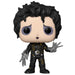 Figurine Funko POP Edward aux Mains d'Argent vue de face dans sa boîte vitrine transparente de 9 cm