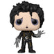 Figurine Funko POP Edward aux Mains d'Argent vue de face dans sa boîte vitrine transparente de 9 cm