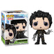 Vue latérale de la figurine Funko POP Edward aux Mains d'Argent montrant sa posture et sa boîte d'exposition