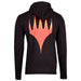 Sweat à capuche Magic The Gathering Wizards de face avec logo coloré sur fond noir, marque DIFUZED