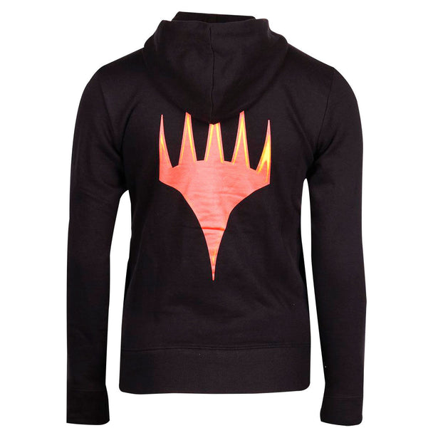 Détail du tissu 100% coton du sweat Magic The Gathering pour femme montrant la texture douce et la qualité du vêtement