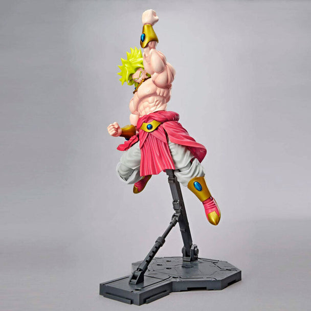 Figurine Broly Super Saiyan Dragon Ball Z 20cm montée de face avec détails précis