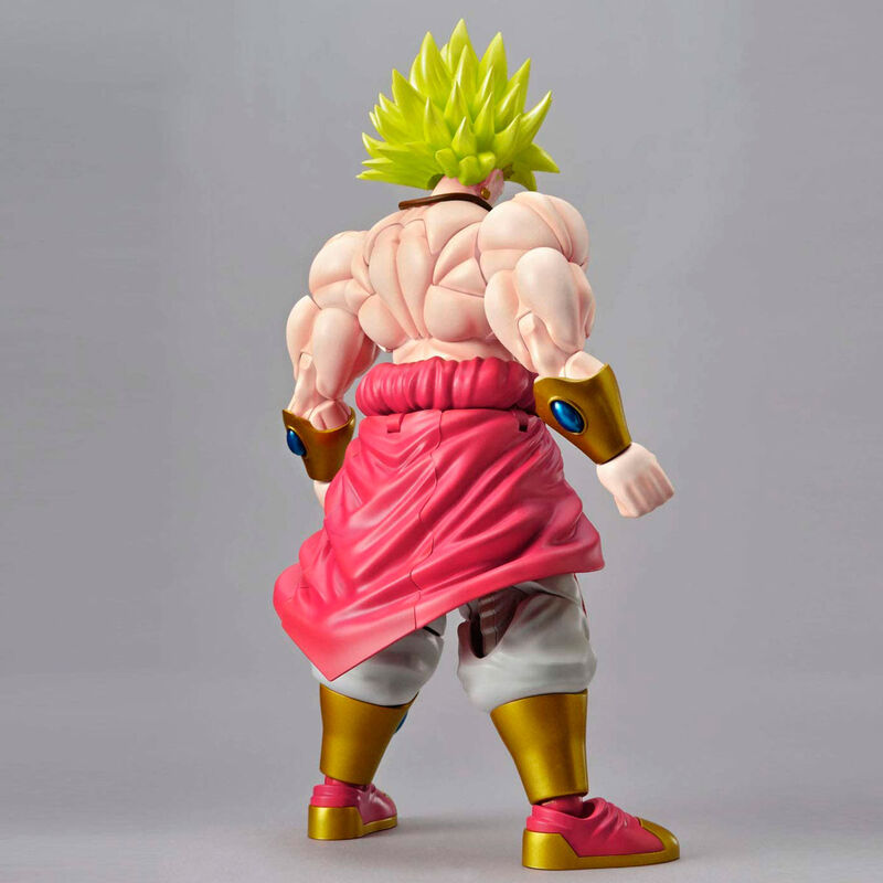 Photo rapprochée des mains alternatives fournies avec le model kit Broly