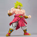 Figurine Broly posée dynamiquement avec effet d'énergie Super Saiyan visible