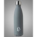 Détail de la double paroi isolante de la gourde Water Revolution Grey, garantissant la température.