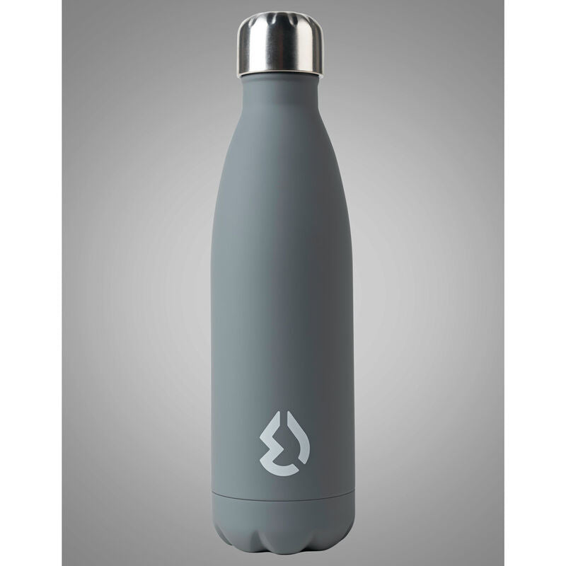Détail de la double paroi isolante de la gourde Water Revolution Grey, garantissant la température.