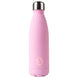 Détail de la double paroi isolante de la gourde rose WATER REVOLUTION, montrant sa capacité thermique