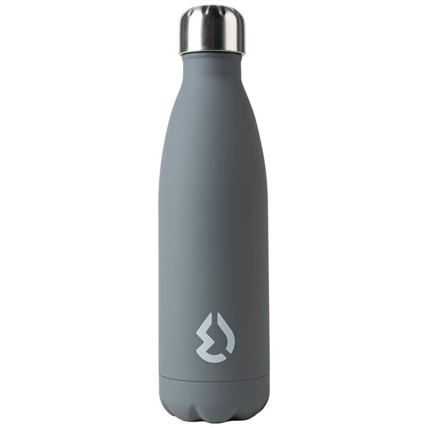 Vue rapprochée du bouchon étanche de la gourde Water Revolution Grey.