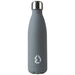 Vue rapprochée du bouchon étanche de la gourde Water Revolution Grey.