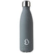 Vue rapprochée du bouchon étanche de la gourde Water Revolution Grey.