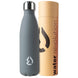 Gourde Water Revolution Grey 500ml en acier inoxydable avec finition mate élégante.