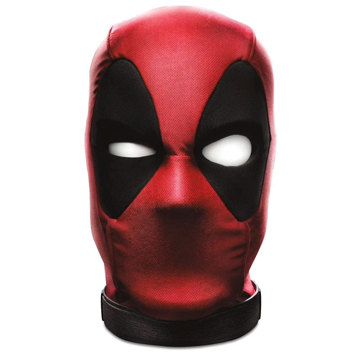 Vue de face du buste interactif Deadpool Marvel Legends avec expression animée