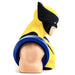 Ouverture pour insérer les pièces sur le dessus du buste tirelire Wolverine Marvel X-Men