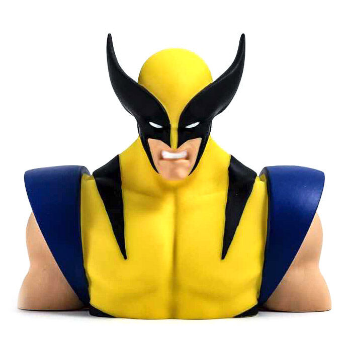Présentation complète de la tirelire Wolverine Marvel X-Men avec ses 20 cm de hauteur