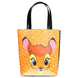 Détail du sac shopping Disney Bambi montrant la texture du tissu et la qualité des finitions aux dimensions 37x11x35cm