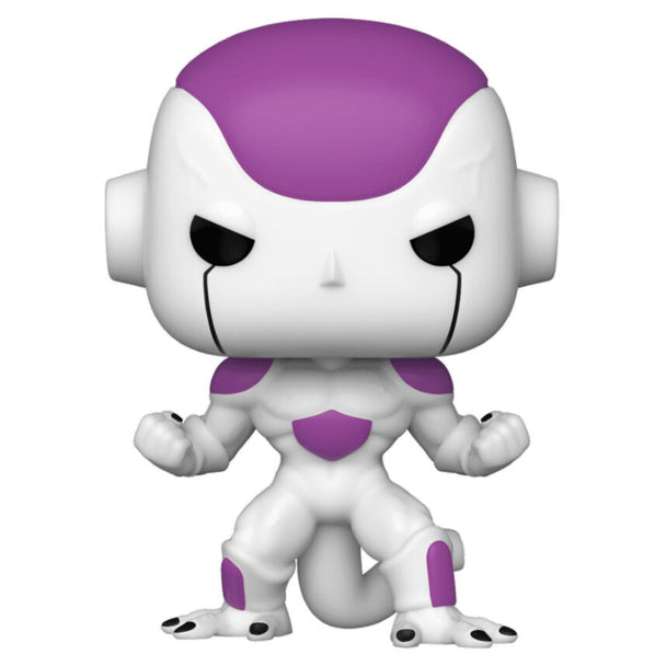 Boîte vitrine de la figurine Funko POP Frieza 100% Forme Finale, présentant le personnage de Dragon Ball Z sur fond clair