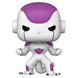 Boîte vitrine de la figurine Funko POP Frieza 100% Forme Finale, présentant le personnage de Dragon Ball Z sur fond clair