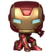 Emballage de la figurine Funko POP Iron Man Stark Tech Suit avec le logo Marvel Avengers visible sur la boîte