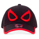 Casquette Marvel Spiderman portée, montrant son ajustement confortable et style épuré